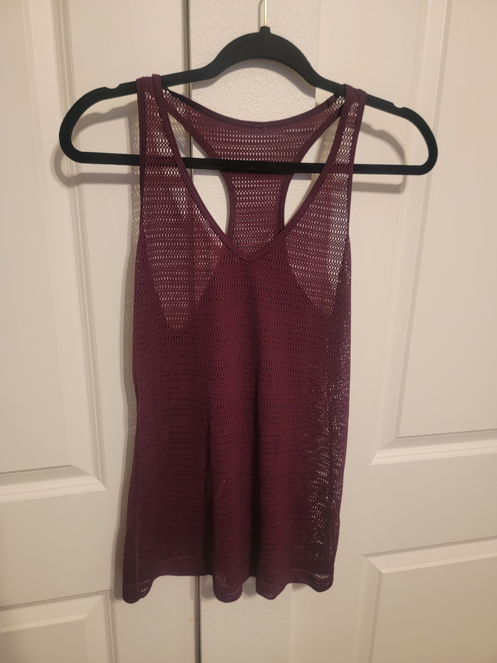 Fila Women’s Mesh Racerback Muscle Tank - Plum